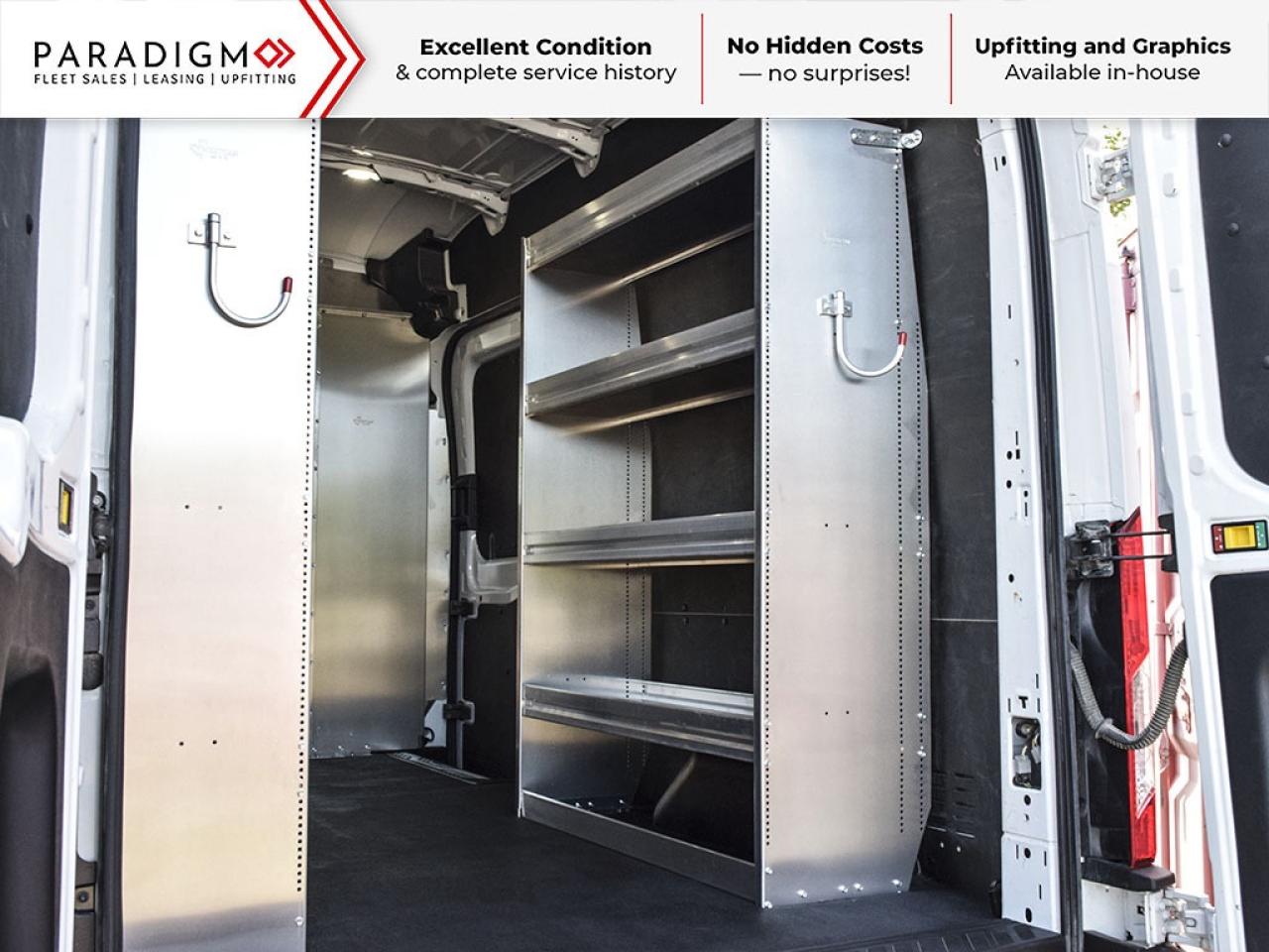 2024 Ford Transit Cargo Van T250 Mid Roof SHELVING & CAB DIVIDER WORK READY!! Photo