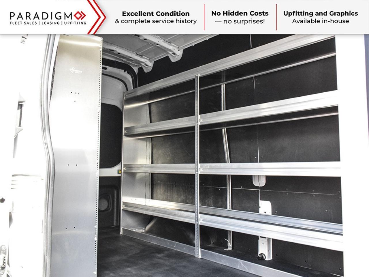 2024 Ford Transit Cargo Van T250 Mid Roof SHELVING & CAB DIVIDER WORK READY!! Photo