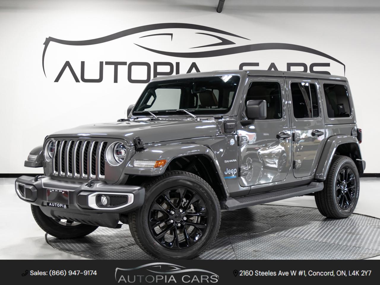 2021 Jeep Wrangler 4xe UNLINTED SAHARA 4x4 ELECTRIC BROWN IN NAVI Photo