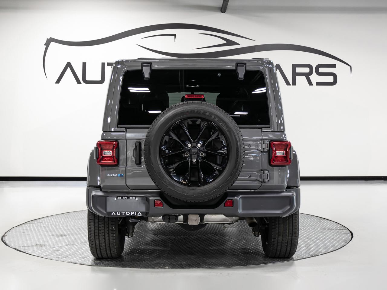 2021 Jeep Wrangler 4xe UNLINTED SAHARA 4x4 ELECTRIC BROWN IN NAVI Photo4