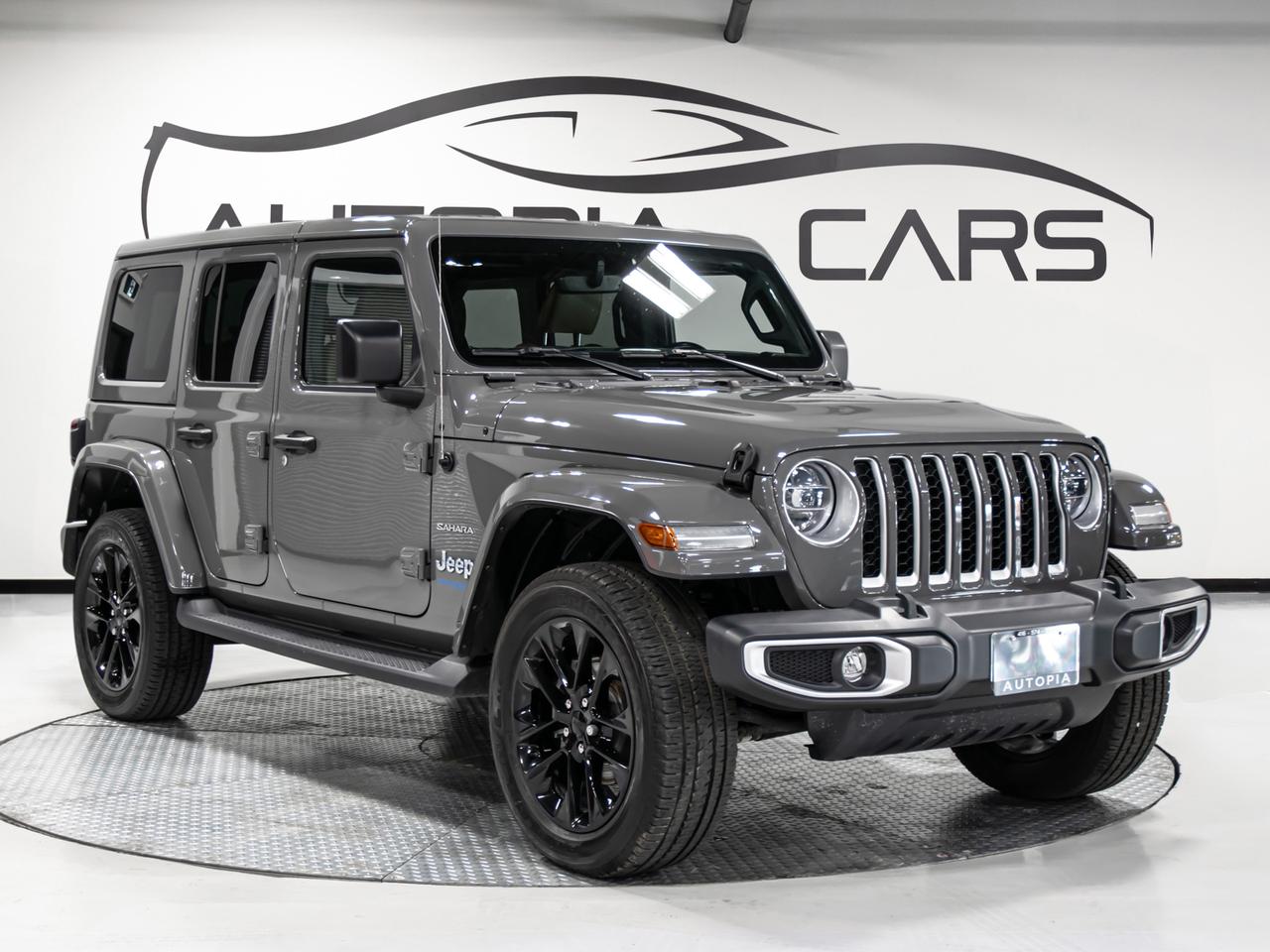 2021 Jeep Wrangler 4xe UNLINTED SAHARA 4x4 ELECTRIC BROWN IN NAVI Photo2