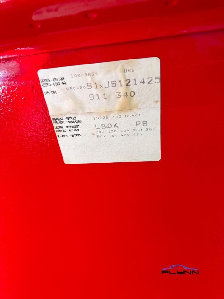 1988 Porsche 911 Carrera Coupe Tan Interior, Comprehensive Service Photo