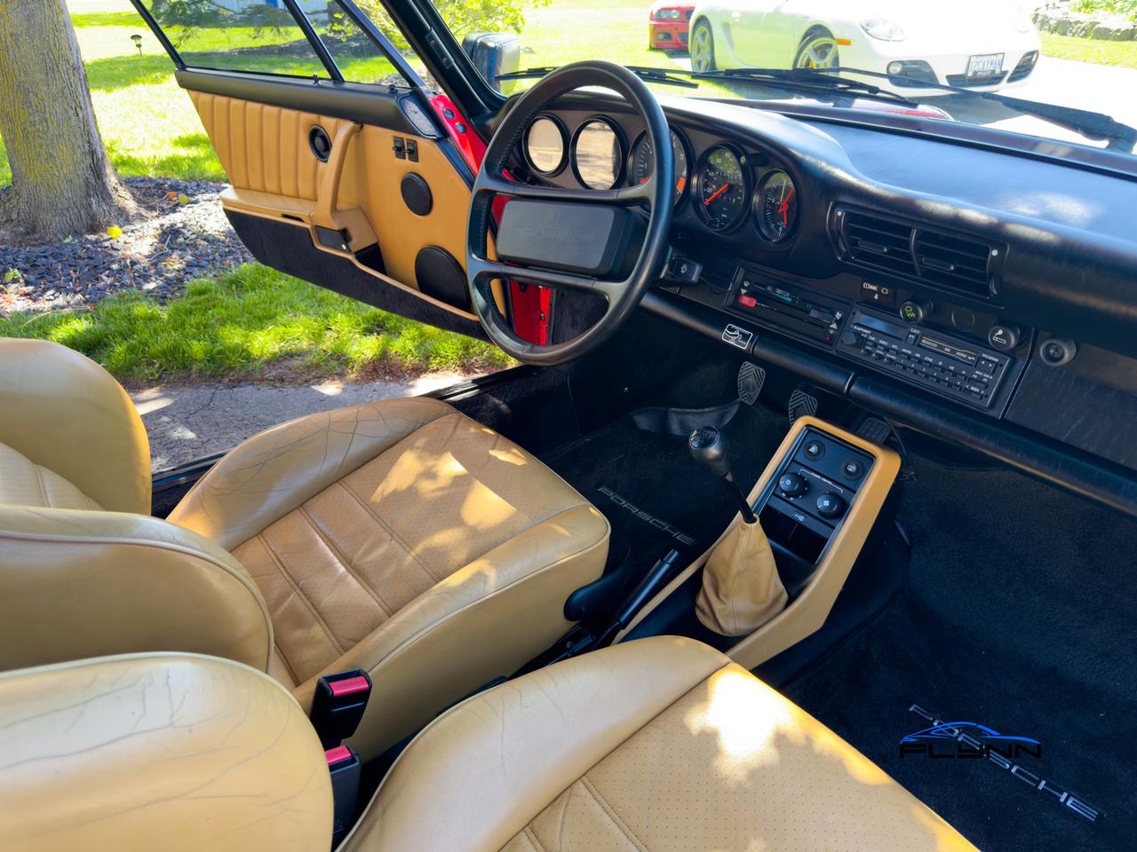1988 Porsche 911 Carrera Coupe Tan Interior, Comprehensive Service Photo