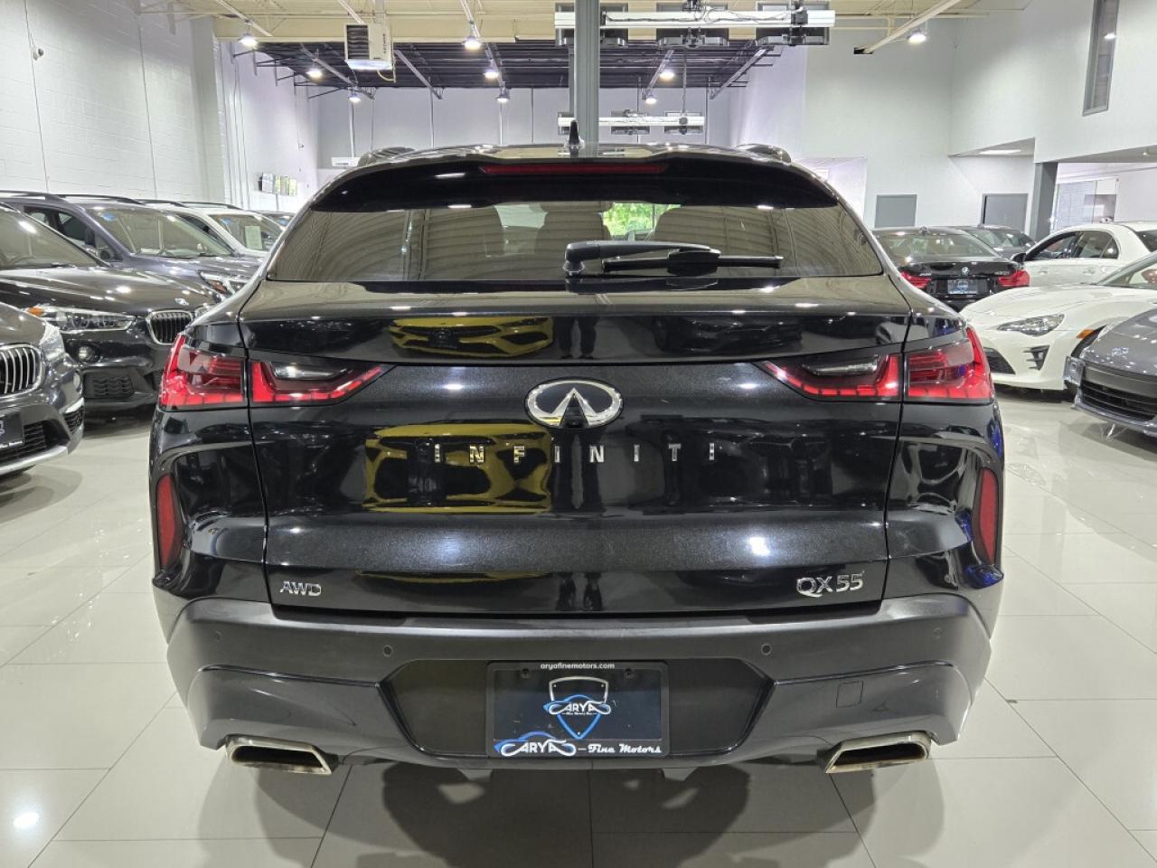 2022 Infiniti QX55 SENSORY AWD CVT NO ACCIDENTS Headsup Display Photo