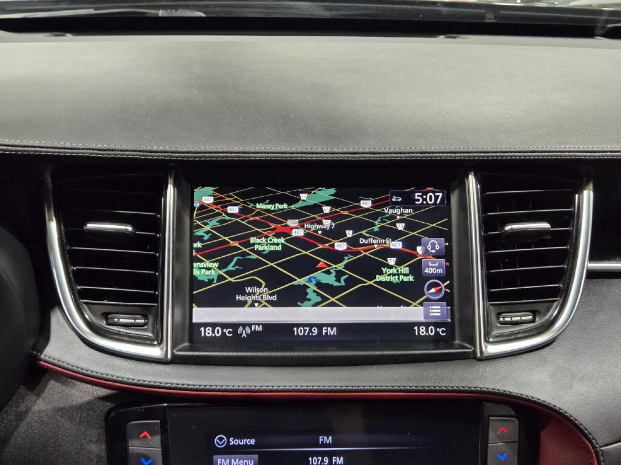 2022 Infiniti QX55 SENSORY AWD CVT NO ACCIDENTS Headsup Display Photo