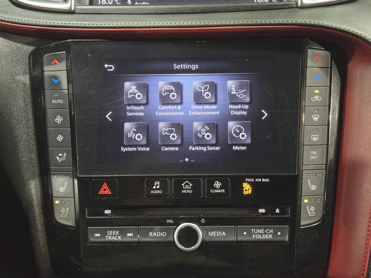 2022 Infiniti QX55 SENSORY AWD CVT NO ACCIDENTS Headsup Display Photo