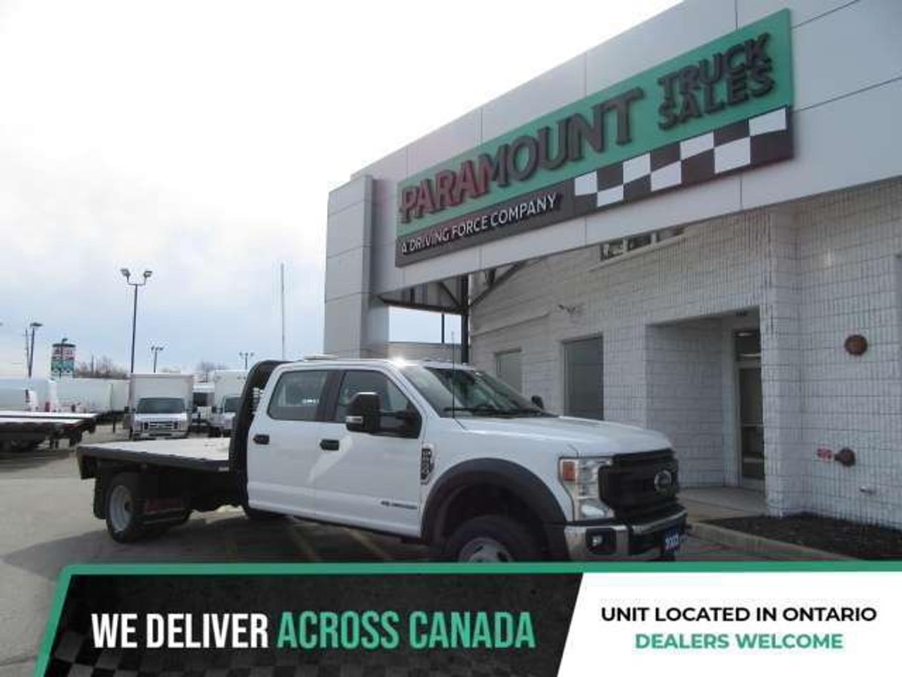 2022 Ford F-550 4X4 CREW CAB DIESEL 12FT FLAT DECK Photo