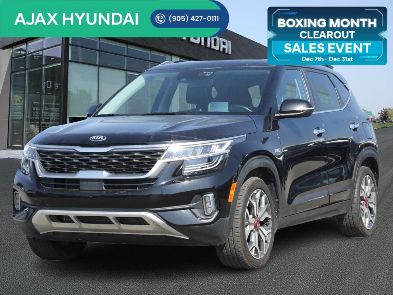 2021 Kia Seltos SX Turbo AWD / Heated Seats / Sunroof / Nav Photo0