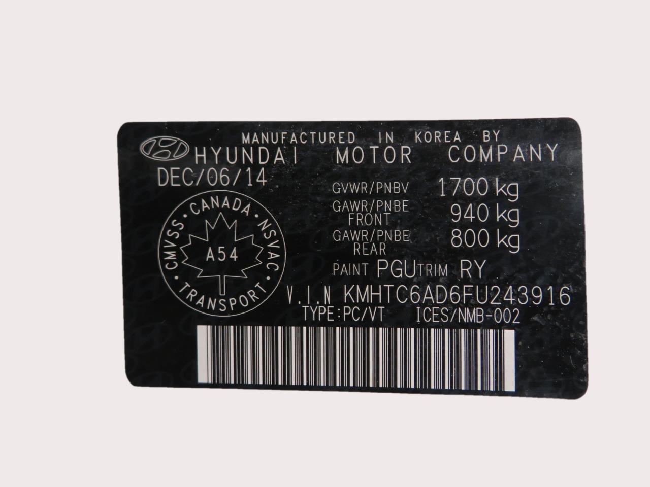 2015 Hyundai Veloster 3dr Cpe Auto w/Tech Photo