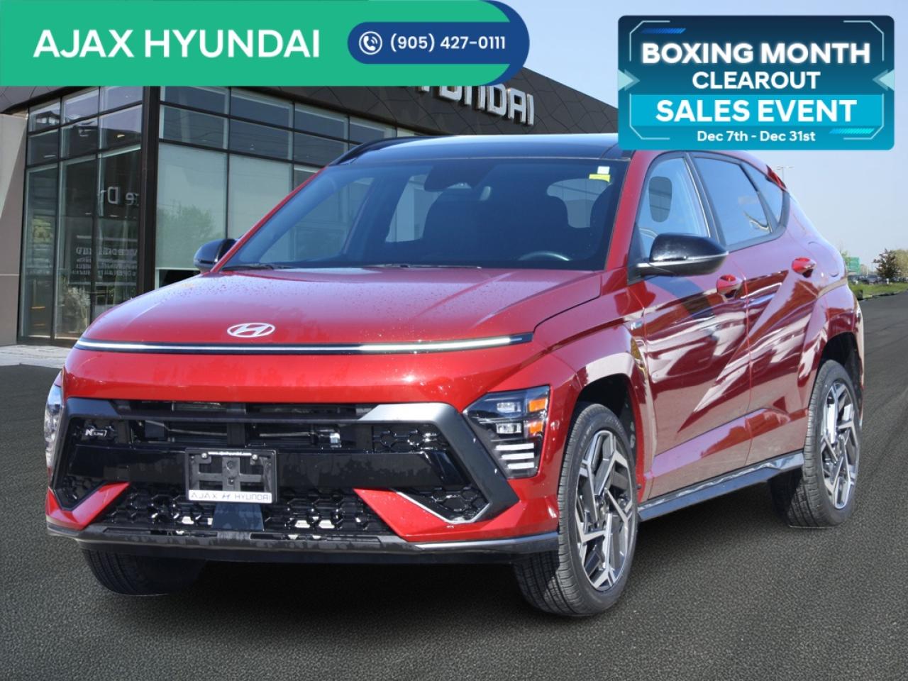 2024 Hyundai KONA N Line 1.6T AWD / Heated Seats / Bose Audio Photo0
