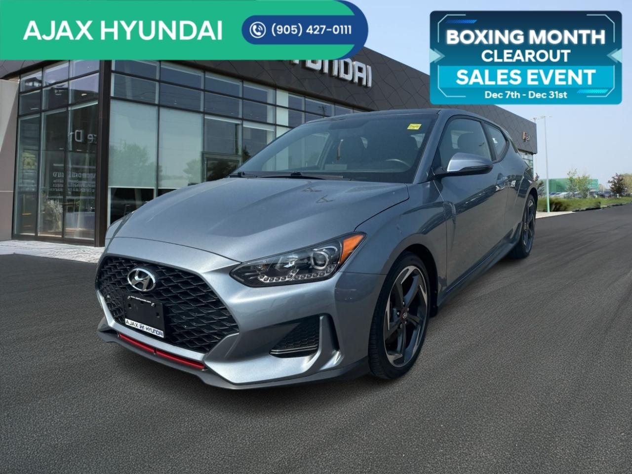 2019 Hyundai Veloster Turbo / Heated Seats / Sunroof / Camera Photo0