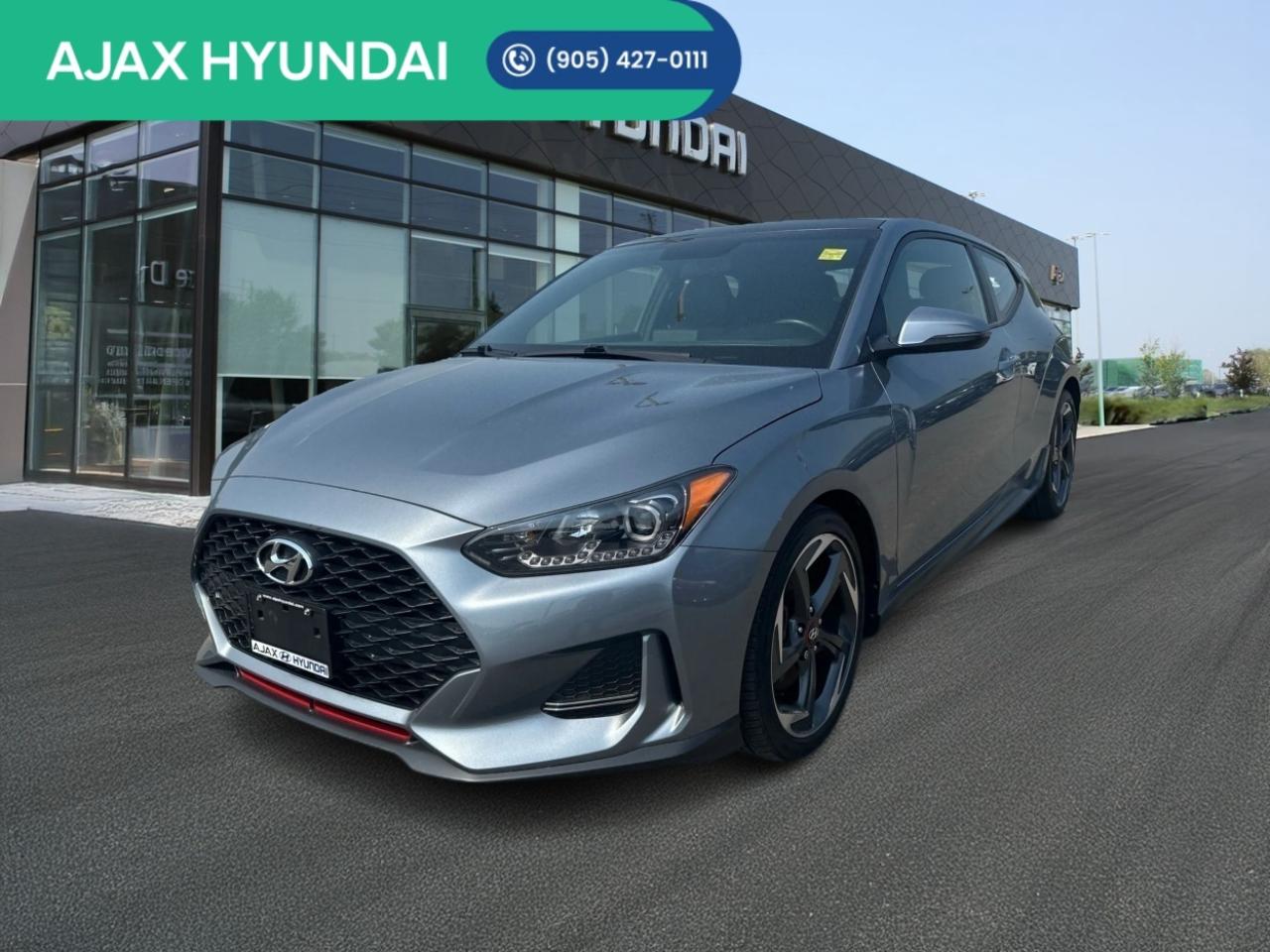 2019 Hyundai Veloster Turbo / Heated Seats / Sunroof / Camera Photo0