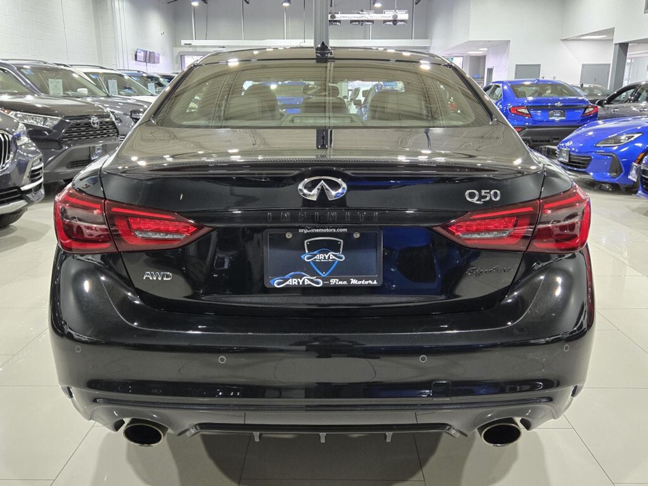 2023 Infiniti Q50 SENSORY SIGNATURE EDITION 19 Black Wheels AWD Auto Photo