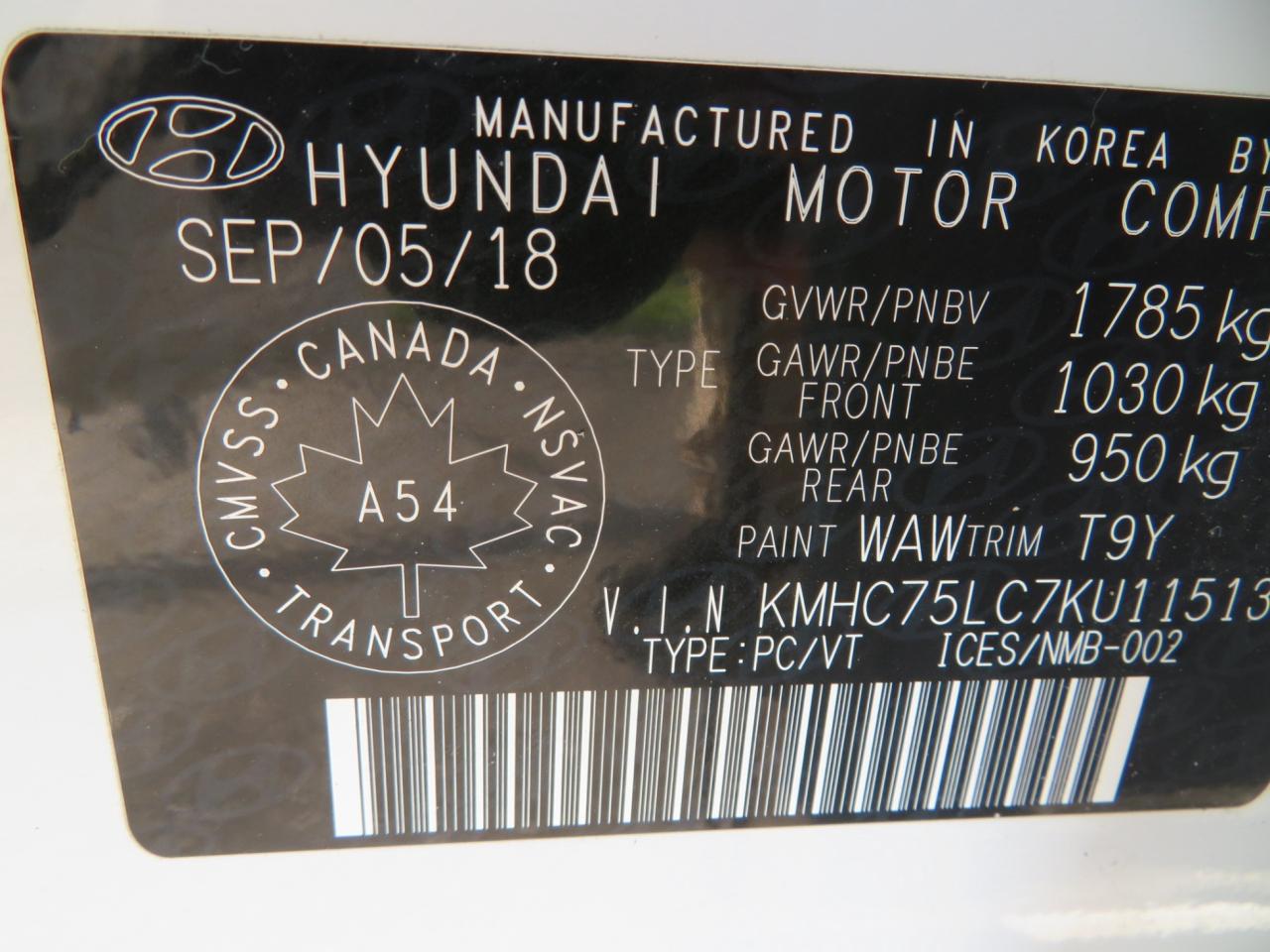 2019 Hyundai Ioniq Hybrid Essential Hatchback Photo