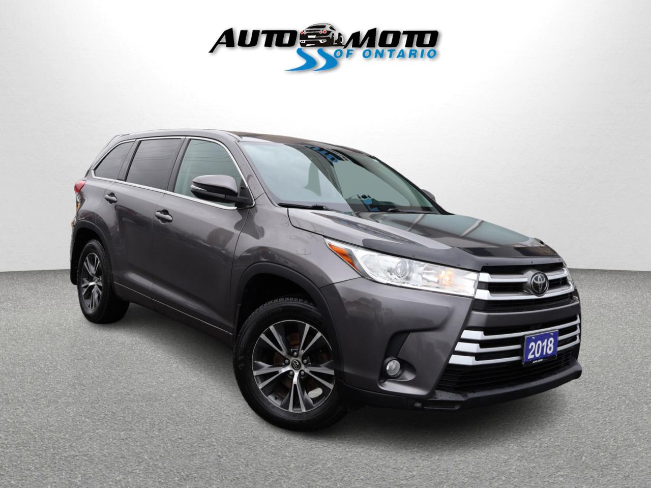 Used 2018 Toyota Highlander LE-PLUS AWD CERTIFIED *1 OWNER* CAMERA BLUETOOTH HEATED SEATS CRUISE ALLOYS for sale in Burlington, ON