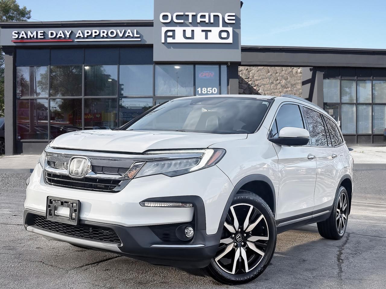 <p>2019 Honda Pilot Touring 8 Passenger, a spacious, comfortable, and well equipped family SUV designed for versatility and long term reliability. Powered by a 3.5L V6 engine paired with a smooth automatic transmission and all wheel drive, it delivers strong performance, a refined ride, and confident capability in all weather conditions.<br><br>The Touring trim features a premium interior with leather seats, heated front seats, heated steering wheel, panoramic sunroof, and tri zone climate control to keep every passenger comfortable.<br><br>Technology and convenience features include navigation, a rear entertainment system, power liftgate, and a premium touchscreen with Apple CarPlay, Android Auto, Bluetooth connectivity, and USB inputs.<br><br>With comfortable 8 passenger seating, advanced safety features, and Honda&rsquo;s well known durability, the 2019 Pilot Touring is an excellent choice for families who need space, comfort, and premium features.<br><br>Available Now at Octane Used Cars<br>1850 Lawrence Ave E, Scarborough, ON M1R 2Y4<br>Call us today to book your test drive.<br><br>CERTIFICATION<br>All our vehicles go through a comprehensive safety inspection that exceeds industry standards. Certification includes a full inspection, oil change, and professional detailing before delivery. Vehicles are not drivable if not certified and not e-tested. A certification package is available for $699. Trade-ins welcome. All vehicles are subject to HST, licensing fees, and a $22 OMVIC fee.<br><br>FINANCING<br>Good credit, bad credit, or no credit we can help. Instant approvals available with flexible plans tailored to your needs. Financing deals are subject to an admin fee.<br><br>WARRANTY<br>This Pilot Touring qualifies for extended warranty options. Our team can help you choose the right coverage.<br><br>PRICE<br>At Octane Used Cars, we offer fair, transparent, no haggle pricing. We monitor the market to keep our vehicles priced below average, giving you the best deal with a no pressure buying experience.</p>