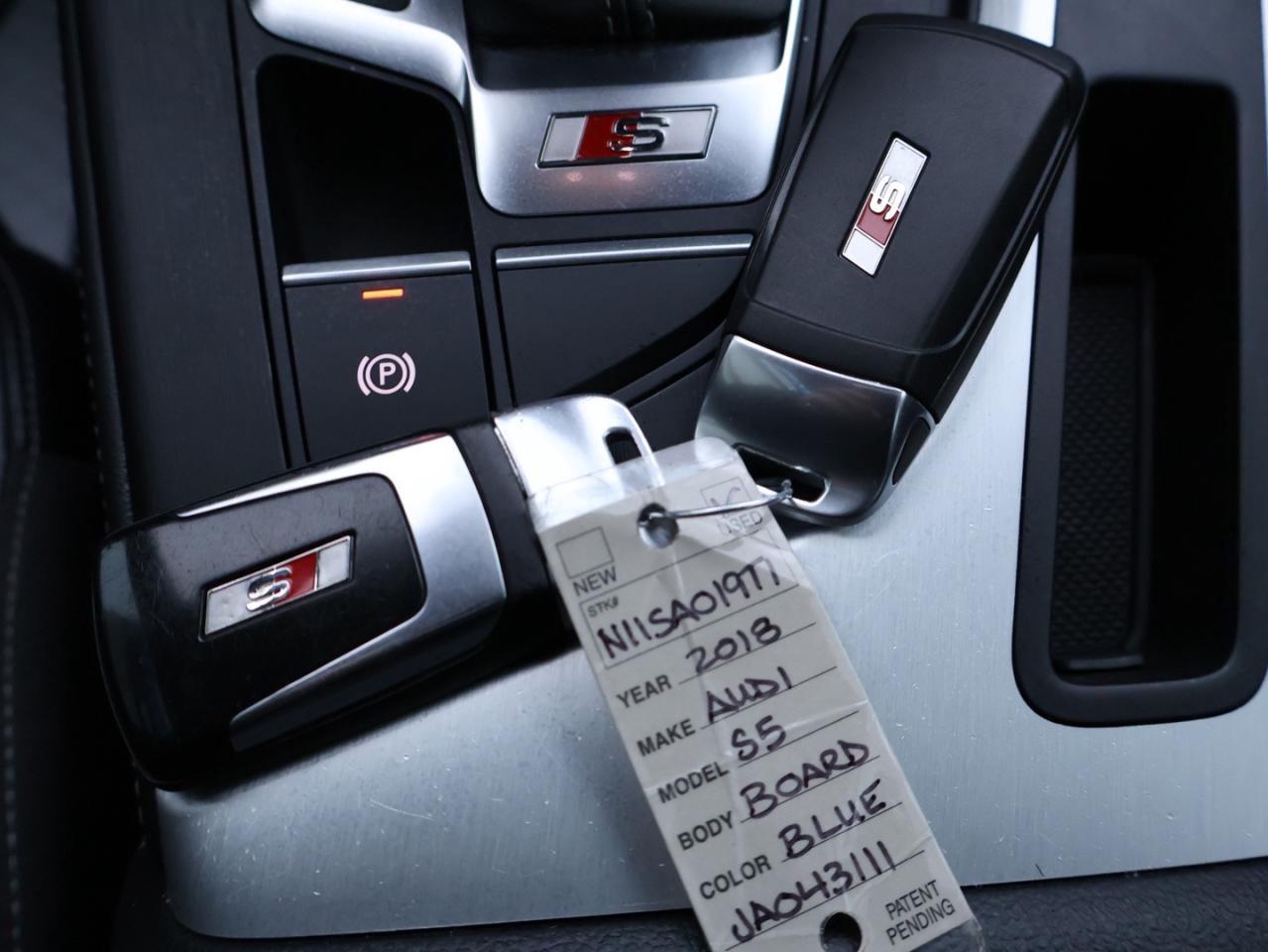 2018 Audi S5 TECH-S AWD CERTIFIED *ACCIDENT FREE*AUDI MAINTAIN* 360 CAMERA NAV BLUETOOTH HEATED LEATHER SUNROOF CRUISE ALLOYS Photo