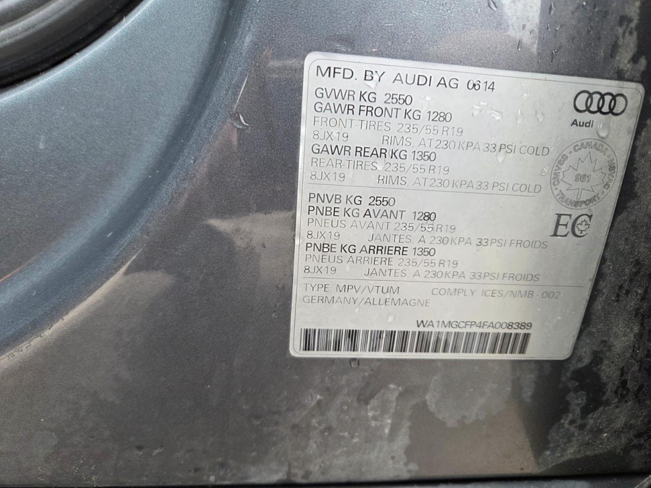 2015 Audi Q5 3.0T TECHNIK, LEATHER, AWD, V6, AS IS SPECIAL - Photo #16