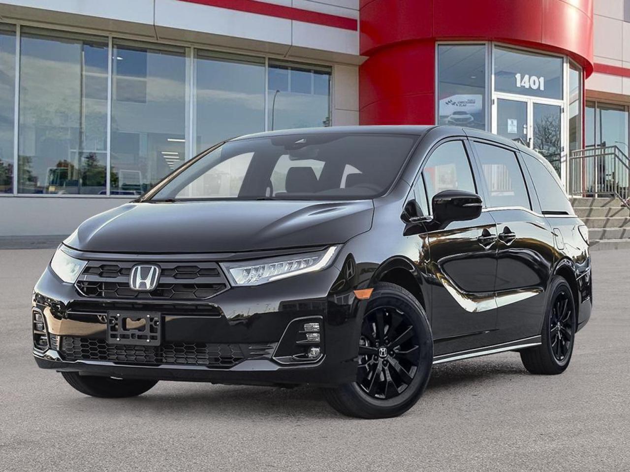 Experience the future of family travel with the all-new 2026 Honda Odyssey Sport! This cutting-edge minivan combines style, comfort, and advanced technology to elevate your driving experience.

- Sleek black exterior with 18 black painted aluminum-alloy wheels
- Powerful 3.5L 6-cylinder engine with front-wheel drive
- Innovative Magic Slide 2nd-row seats for ultimate flexibility
- Heated front bucket seats with 8-way power adjustment for the driver
- Adaptive Cruise Control with Low-Speed Follow for stress-free highway driving
- Rear Entertainment System to keep passengers entertained on long trips
- Comprehensive safety features including Collision Mitigation and Lane Keeping Assist

Ready to revolutionize your familys journeys? Visit Birchwood Honda Regent today to reserve your 2026 Odyssey Sport, start the purchase process, or schedule a test drive. Our team is here to answer any questions and help you experience the future of minivans firsthand. Dont miss this opportunity to own the pinnacle of family transportation!
Dealer permit #9387