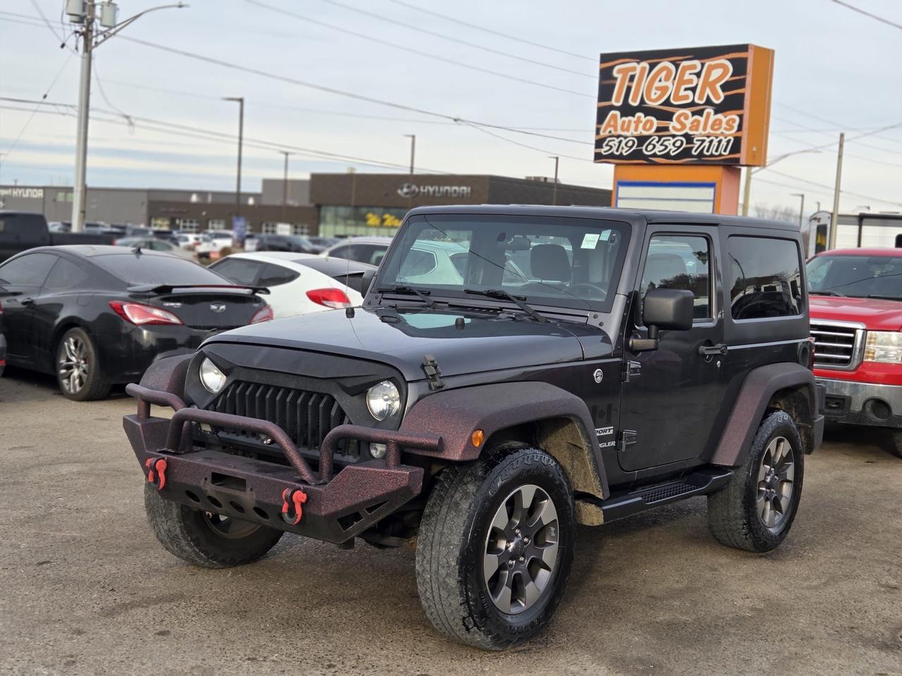 2016 Jeep Wrangler SPORT, GRILLE, BUMPER, WHEELS, OILED, CLEAN FRAME