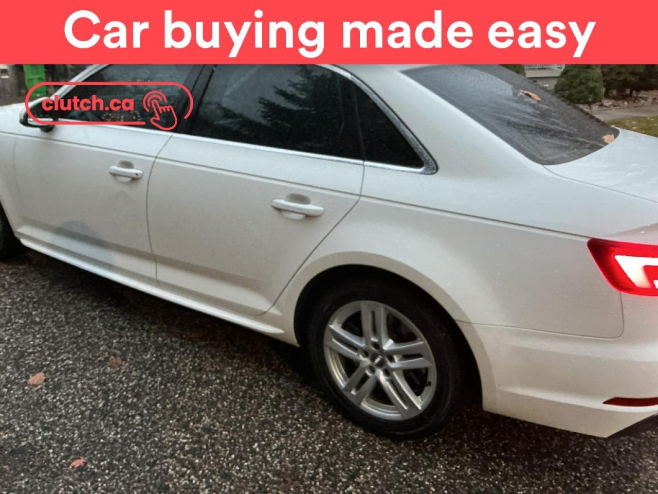 Used 2018 Audi A4 Technik AWD w/ Apple CarPlay, Heated Front Seats, Rearview Cam for sale in Toronto, ON
