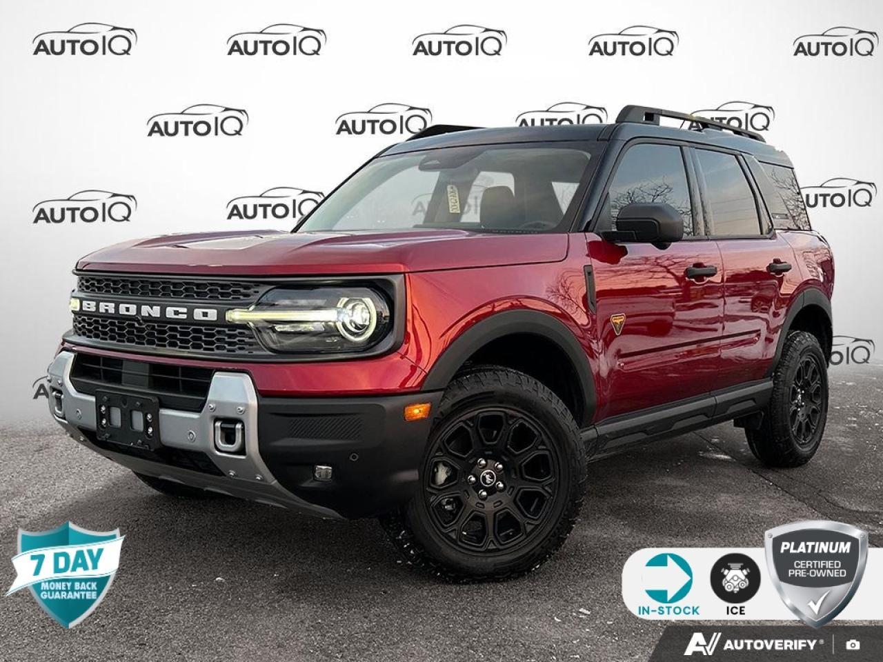 Used 2025 Ford Bronco Sport Badlands AWD LEATHER BADLANDS EDITION CERTIFIED for sale in Hamilton, ON