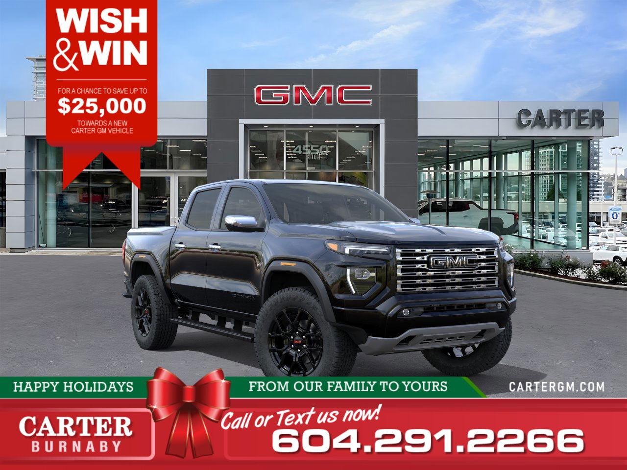 New 2026 GMC Canyon DENALI 4WD | WISH & WIN - SAVE UP TO $25,000! for sale in Burnaby, BC