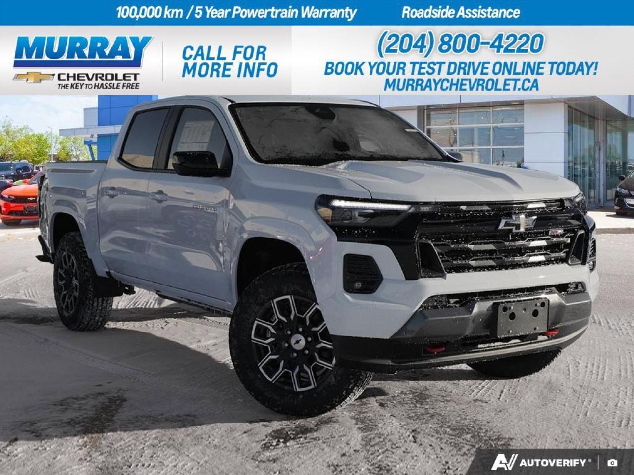 * JET BLACK/ADRENALINE RED CLOTH/EVOTEX SEAT TRIM * * ENGINE BLOCK HEATER * * REMOTE ENGINE START *  Discover the 2026 Chevrolet Colorado 4WD Z71 in the vibrant city of Winnipeg, where adventure meets sophistication in this stunning crew cab pickup. This new vehicle offers a bold look with its Summit White exterior, perfectly complemented by the luxurious Jet Black/Adrenaline Red cloth/EVOTEX seat trim. Under the hood, the Turbocharged Gas I4 2.7L engine delivers an impressive 310 hp and 430 lb-ft of torque, ensuring a powerful and exhilarating drive.  Paired with an 8-speed automatic transmission, the Chevrolet Colorado provides seamless shifting and exceptional control whether youre navigating the urban landscape or exploring rugged terrains. The vehicles four-wheel drive capability, combined with features like the remote engine start and lane keeping assist, adapts effortlessly to various driving conditions, offering peace of mind and convenience at every turn.  Inside, the Colorado boasts premium amenities such as a WiFi hotspot, Bluetooth connection, and a sophisticated infotainment system, ensuring you stay connected and entertained wherever your journey takes you. Safety is paramount with advanced features including front collision warning, blind spot monitor, and cross-traffic alert, making this pickup a reliable companion for your adventures around Winnipeg and beyond.  Dealer Permit #1740