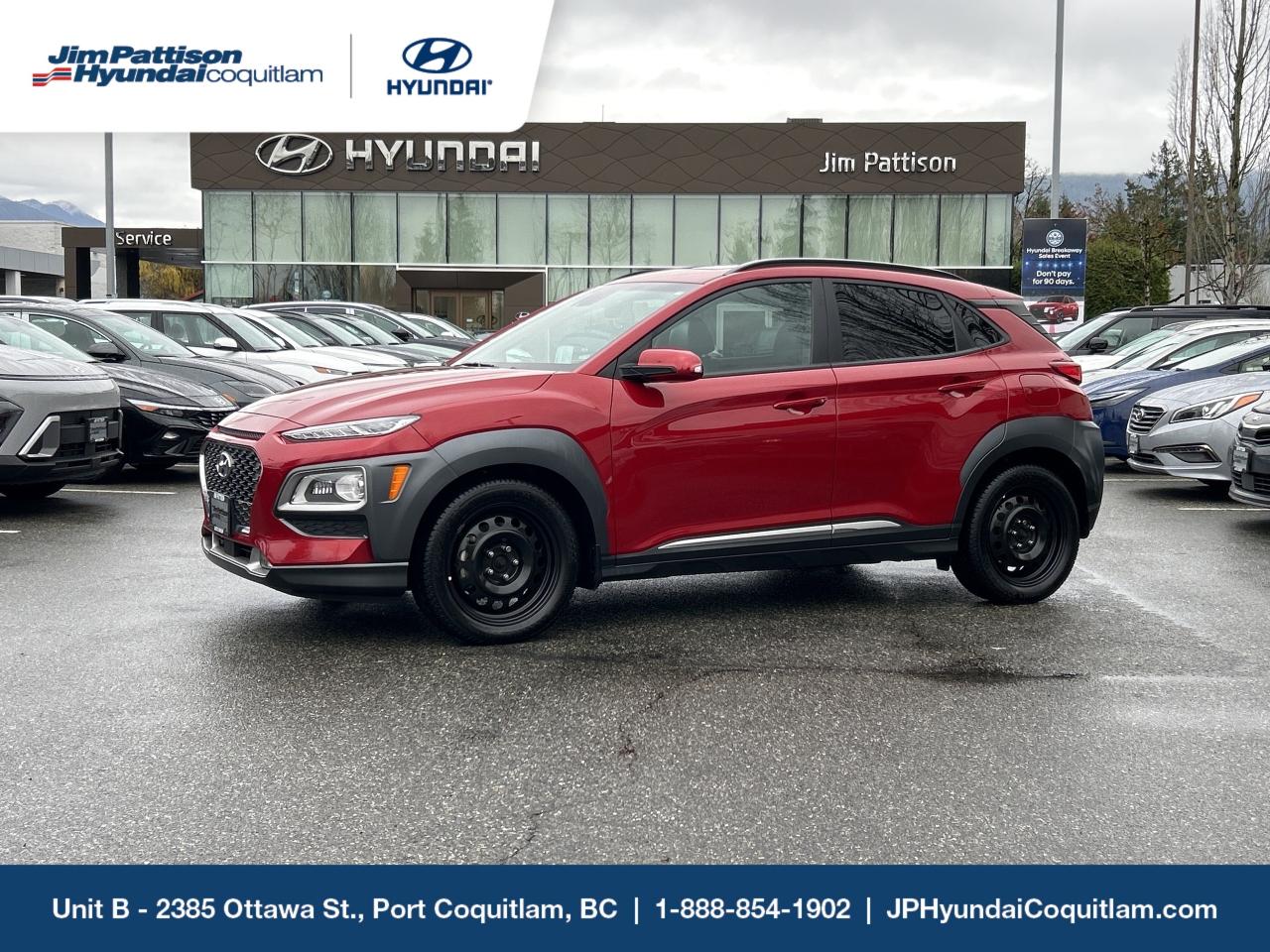 Used 2020 Hyundai KONA 1.6T Ultimate AWD w-Red Colour Pack for sale in Port Coquitlam, BC