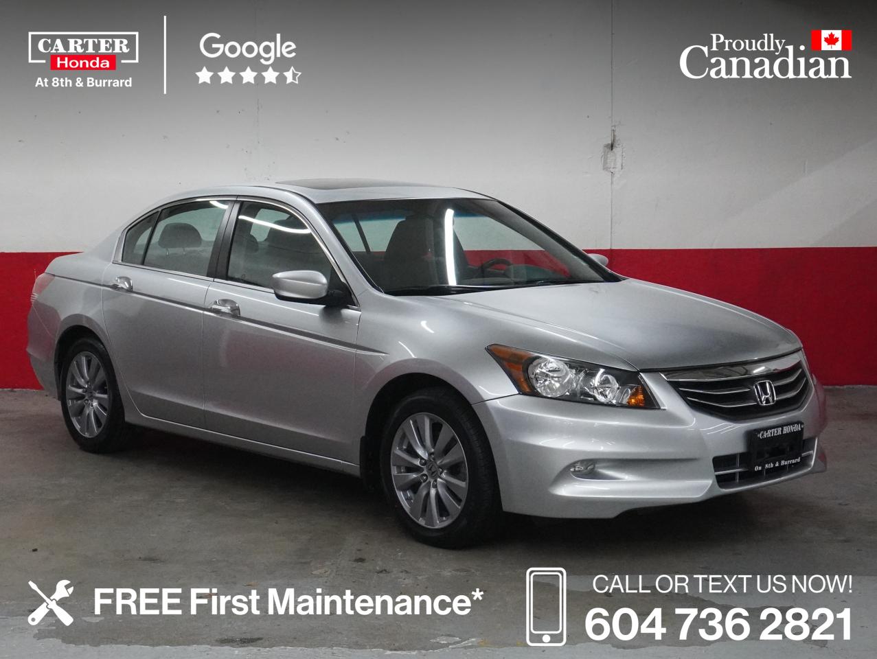 Used 2012 Honda Accord Sedan 4dr V6 Auto EX-L 1 owner, full history, bluetooth for sale in Vancouver, BC