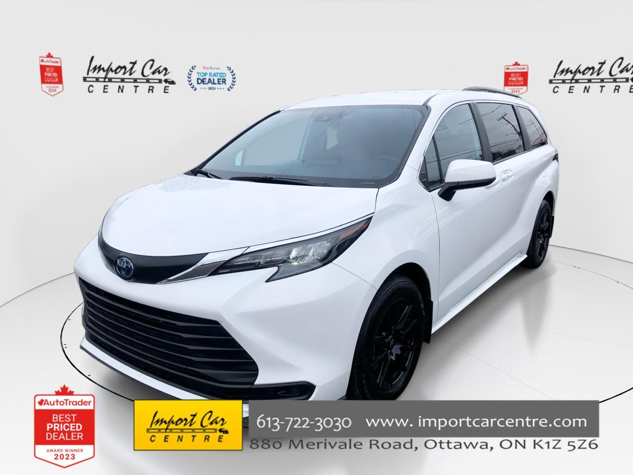 Used 2025 Toyota Sienna LE 8-Passenger LIKE NEW!!  HYBRID, ONLY 6,834KMS, for sale in Ottawa, ON