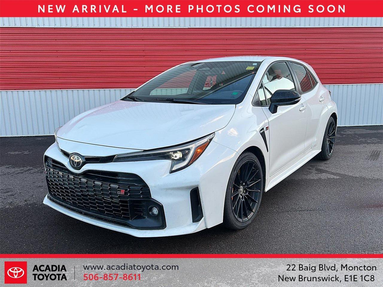 Used 2024 Toyota GR Corolla STANDARD PACKAGE for sale in Moncton, NB