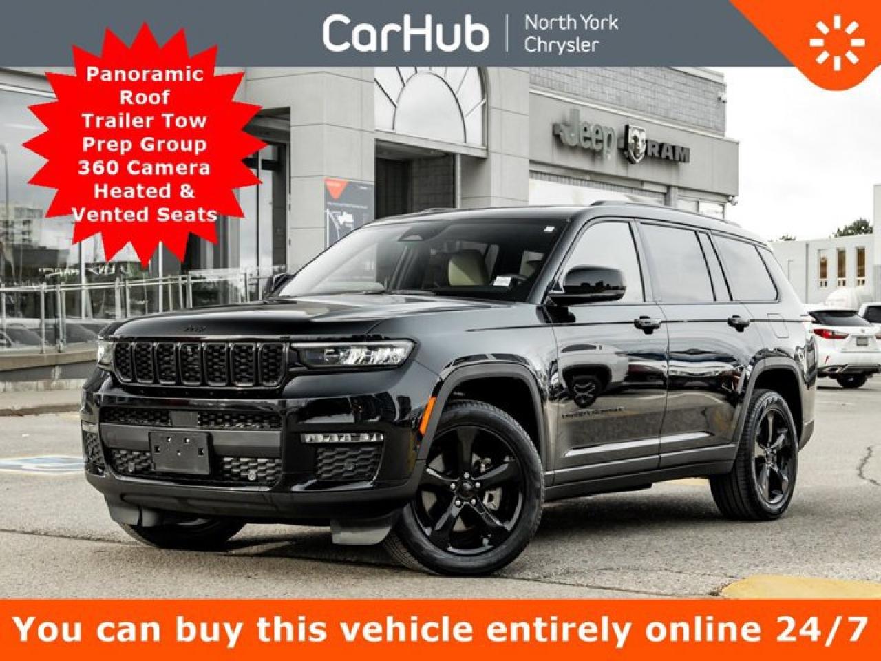 Used 2024 Jeep Grand Cherokee L Limited Panoroof Trailer Tow Prep Group 360 Camera Heated Vented Seats for sale in Thornhill, ON