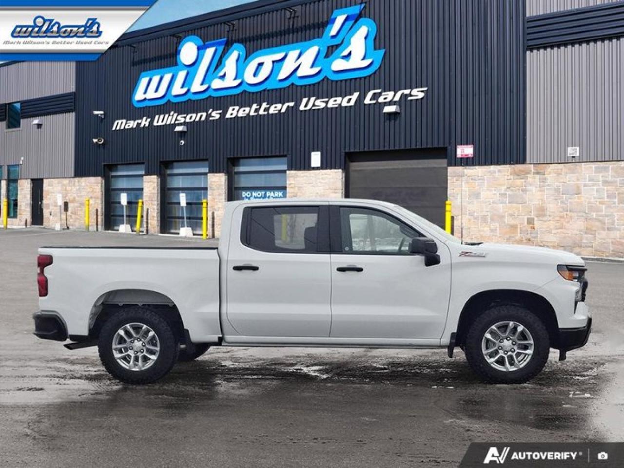 2023 Chevrolet Silverado 1500 WT Crew 4X4 | 5.3L | Leather | Z71 | Spray-on Liner | Alloy wheels | CarPlay + Android | and More ! Photo