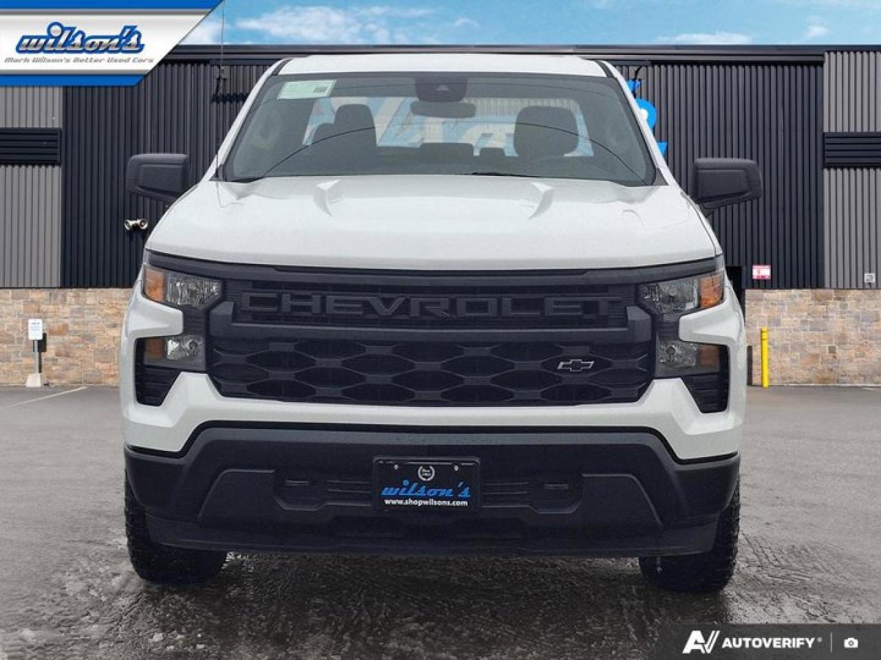 2023 Chevrolet Silverado 1500 WT Crew 4X4 | 5.3L | Leather | Z71 | Spray-on Liner | Alloy wheels | CarPlay + Android | and More ! Photo