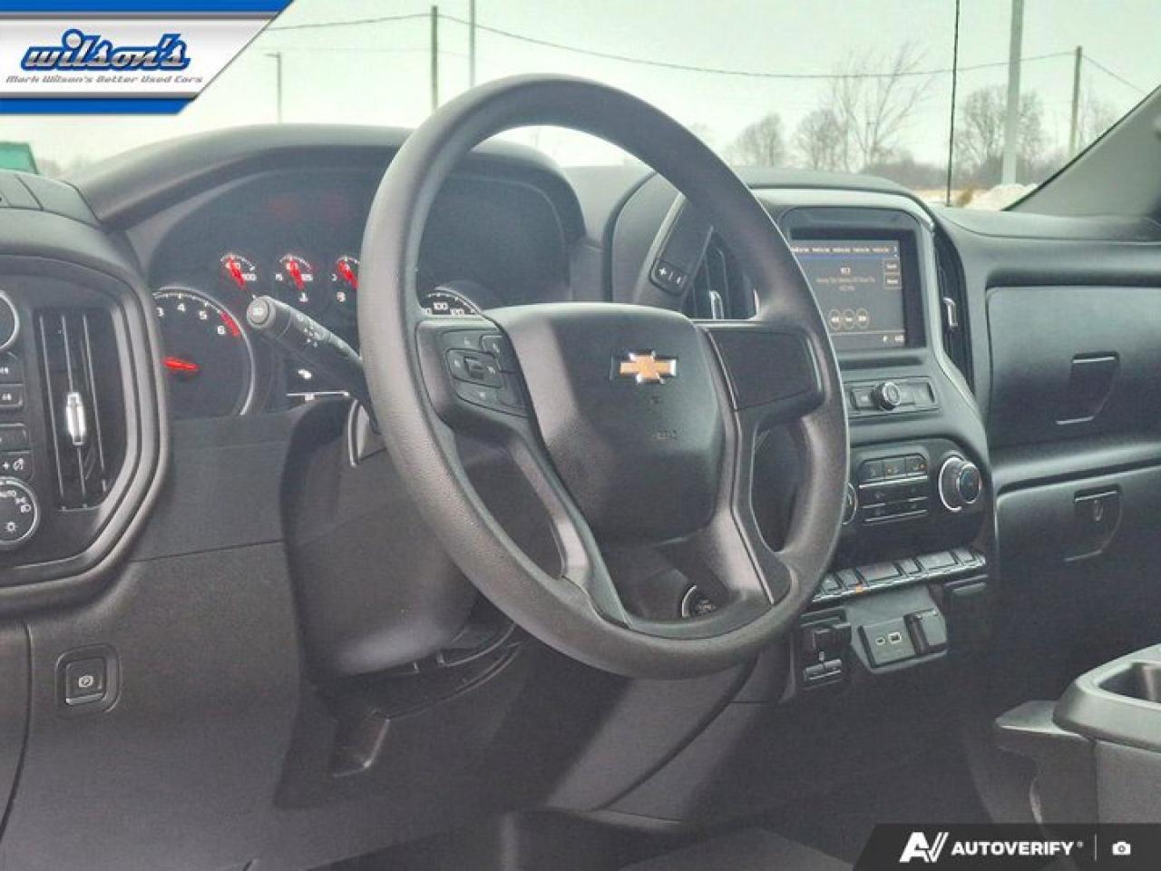 2023 Chevrolet Silverado 1500 WT Crew 4X4 | 5.3L | Leather | Z71 | Spray-on Liner | Alloy wheels | CarPlay + Android | and More ! Photo