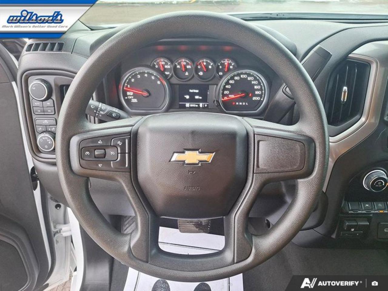 2023 Chevrolet Silverado 1500 WT Crew 4X4 | 5.3L | Leather | Z71 | Spray-on Liner | Alloy wheels | CarPlay + Android | and More ! Photo