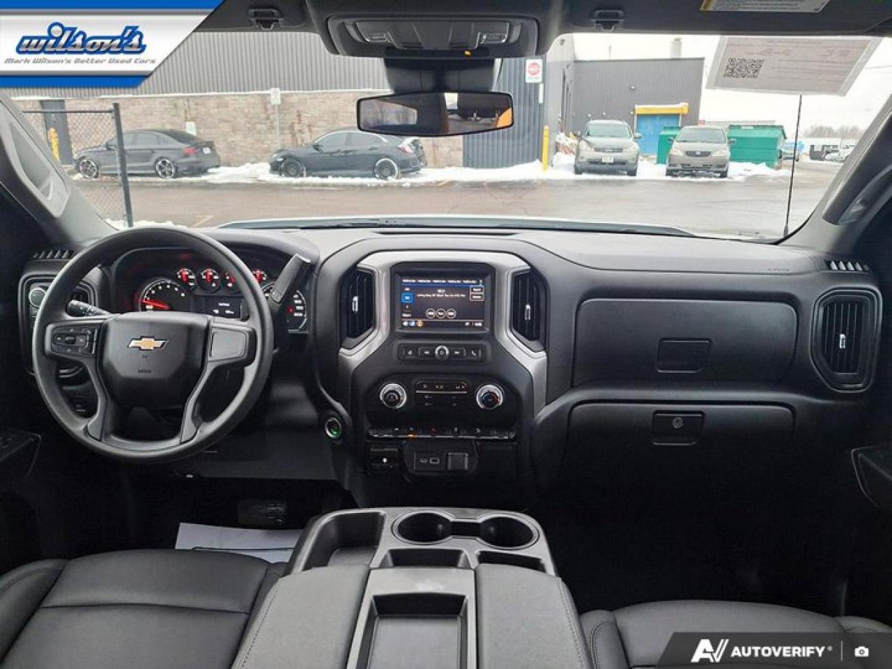 2023 Chevrolet Silverado 1500 WT Crew 4X4 | 5.3L | Leather | Z71 | Spray-on Liner | Alloy wheels | CarPlay + Android | and More ! Photo