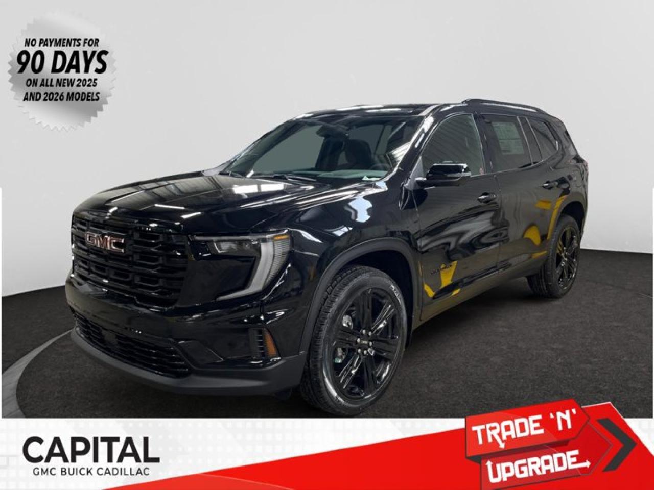 This 2026 GMC Acadia in Ebony Twilight Metallic is equipped with AWD and Gas 2.5L/ engine.Check out this vehicles pictures, features, options and specs, and let us know if you have any questions. Helping find the perfect vehicle FOR YOU is our only priority.P.S...Sometimes texting is easier. Text (or call) 306-801-9090 for fast answers at your fingertips!Dealer License #914248Disclaimer: All prices are plus taxes & fees. See dealer for Details. Dealer Permit # 914248 See dealer for Details.