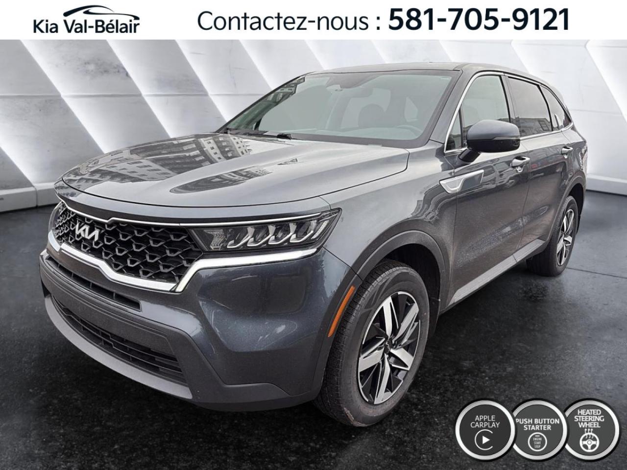 Used 2022 Kia Sorento LX PREMIUM *AWD *A/C *CAMÉRA *CARPLAY *SIÈGES/VOLANT CHAUFF for sale in Québec, QC