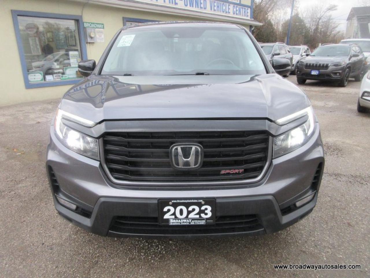 2023 Honda Ridgeline ALL-WHEEL DRIVE SPORT-PACKAGE 5 PASSENGER 3.5L - V6.. CREW-CAB.. SHORTY.. POWER SUNROOF.. HEATED SEATS.. ECON-MODE-PACKAGE.. BACK-UP CAMERA.. Photo3