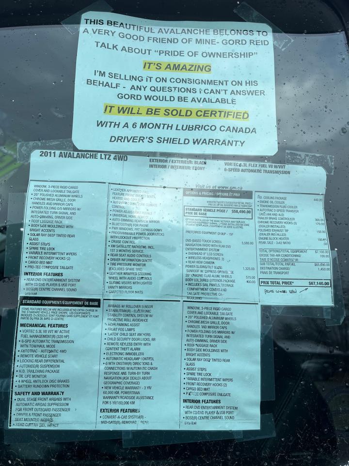 2011 Chevrolet Avalanche LTZ CREW CAB 4X4 Photo