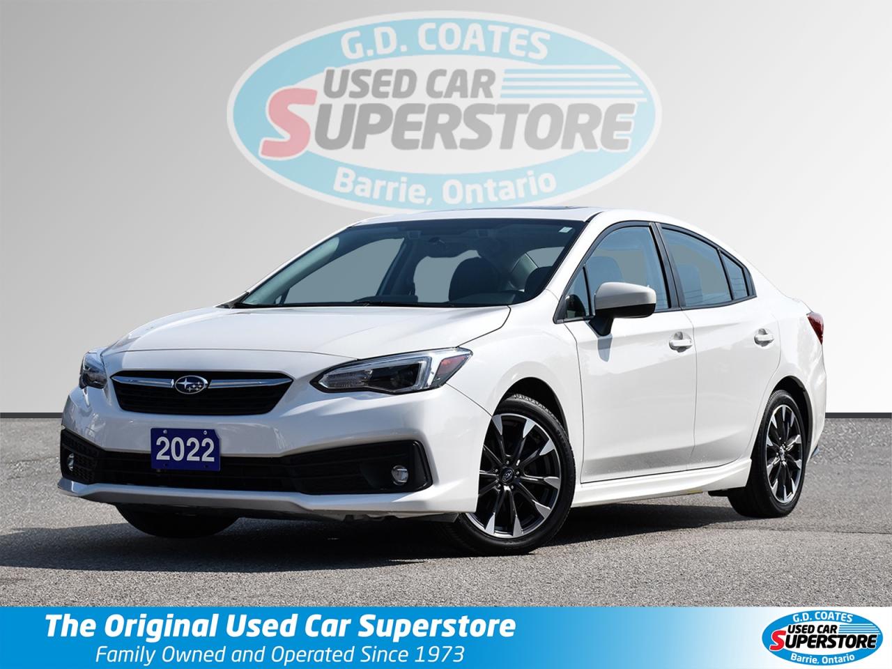 Used 2022 Subaru Impreza Sport AWD ~Heated Seats ~Sunroof ~Bluetooth ~Cam for sale in Barrie, ON