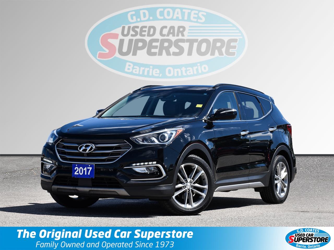 Used 2017 Hyundai Santa Fe Sport Ultimate AWD ~Nav ~Camera ~Leather ~Pano Moonroof for sale in Barrie, ON