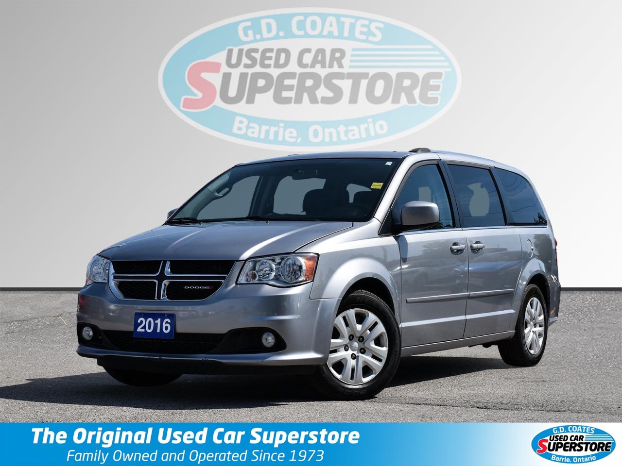 Used 2016 Dodge Grand Caravan SXT Premium Plus ~Power Seat ~Rear Air ~Stow 'N Go for sale in Barrie, ON
