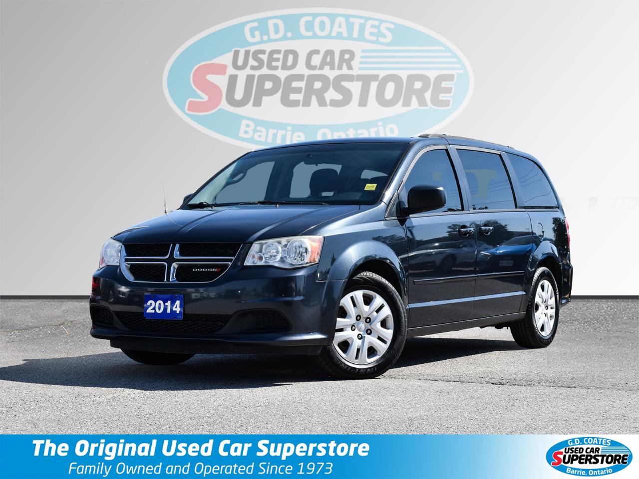 Used 2014 Dodge Grand Caravan SXT ~ Heated Mirrors ~Rear Air ~Stow 'N Go ~A/C for sale in Barrie, ON