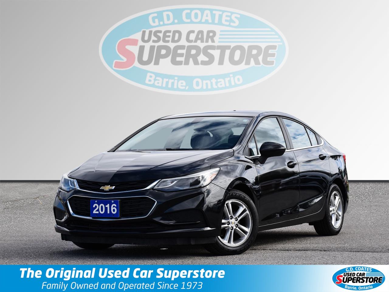 Used 2016 Chevrolet Cruze LT ~Backup Camera ~Bluetooth ~Heated + Power Seats for sale in Barrie, ON