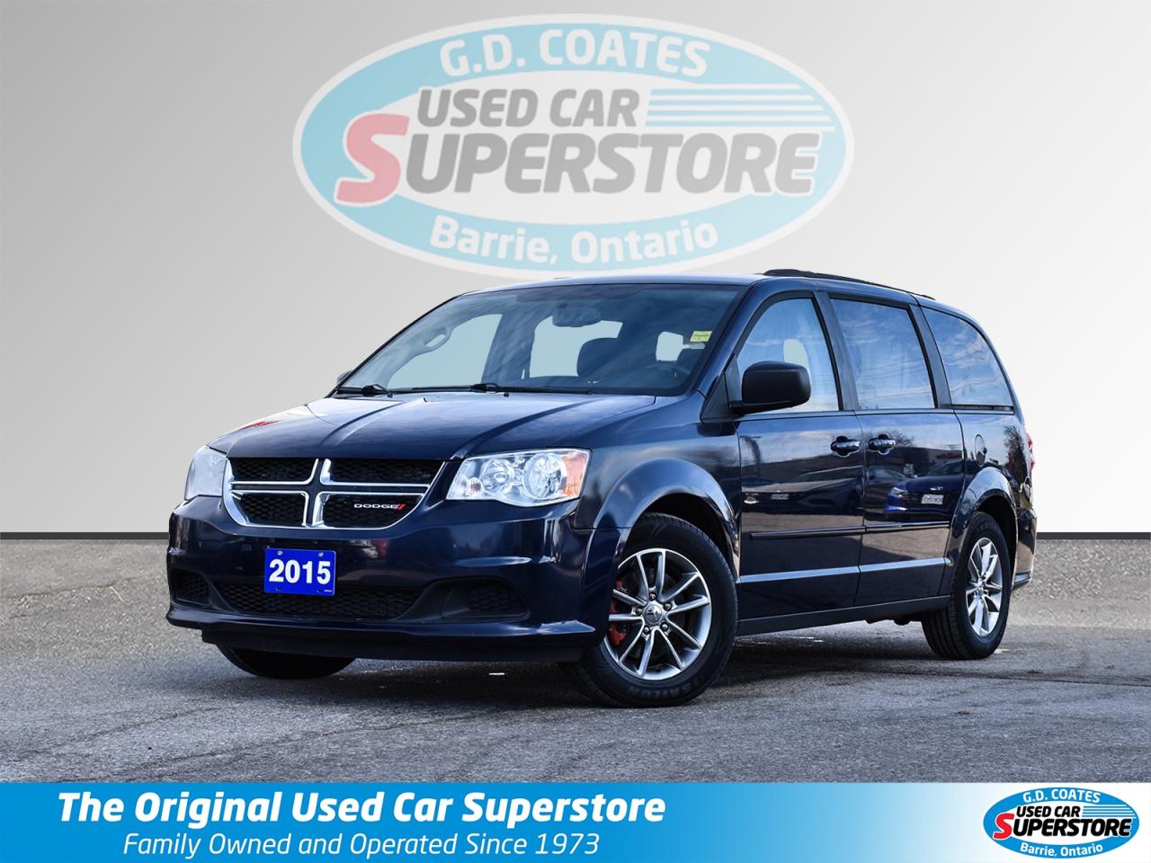Used 2015 Dodge Grand Caravan SXT ~Backup Camera ~Bluetooth ~Stow 'N Go ~Alloys for sale in Barrie, ON
