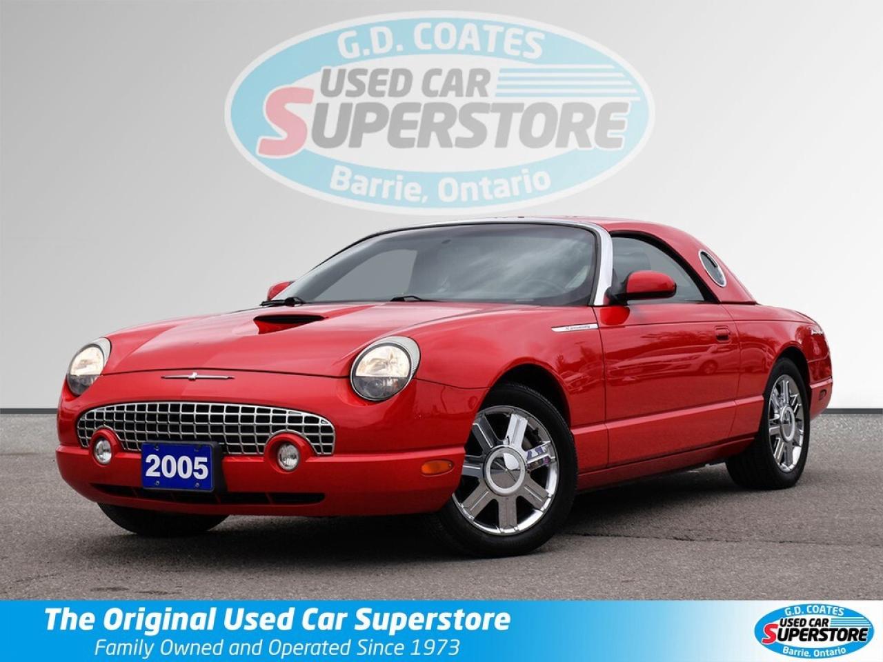 Used 2005 Ford Thunderbird 50th Anniversary ~Heated Leather ~Chrome Wheels for sale in Barrie, ON