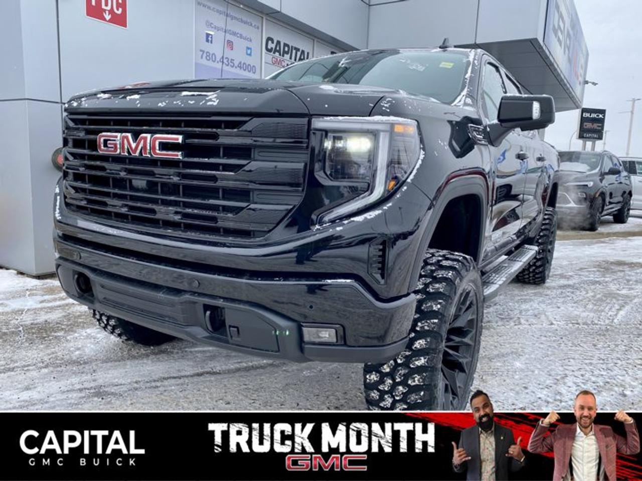 *CAPITAL CUSTOMS* - This truck is equipped with a 6 Zone lift kit, 22 Fuel Flame Wheels & 35x12.50R22 Mud Terrain tires & Panda Spec Roof.Take a look at this 2026 GMC SIERRA 1500 Elevation Premium Package... Fully Equipped with Power Sunroof, Elevation Black Package, Heated Leather BUCKET Seats, X31 Package, Dual Exhaust, Heated Steering, Adaptive Cruise Control, 360 CAM, 6 Assist Steps, MultiPro Tailgate, Integrated Brake Controller, Wireless Charger, Blind Zone monitoring, and so much more!Ask for the Internet Department for more information or book your test drive today! Text 507-585-4395 for fast answers at your fingertips!AMVIC Licensed Dealer - Licence Number B1044900Disclaimer: All prices are plus taxes and include all cash credits and loyalties. See dealer for details. AMVIC Licensed Dealer # B1044900